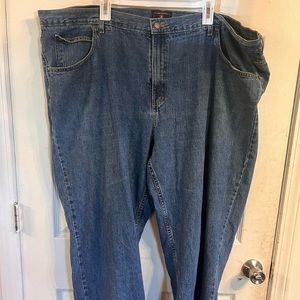 Blue Vintage Straight Leg Jeans